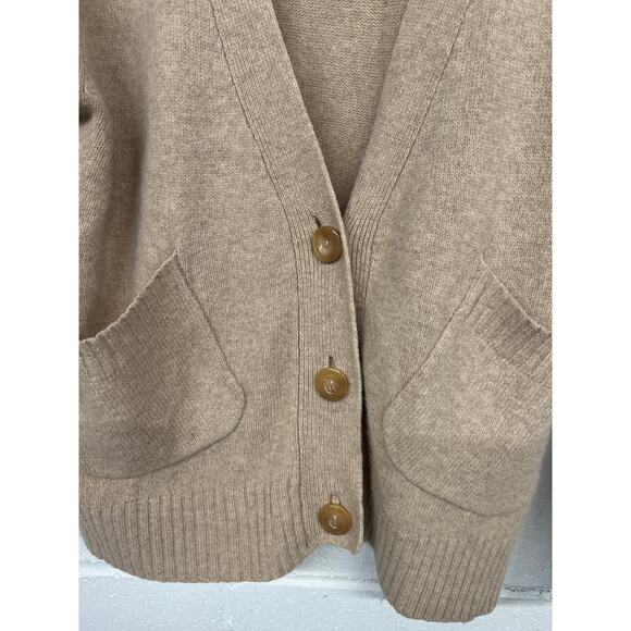 Emilia George Sz XS Tan Renee Merino Wool Maternity Cardigan Sweater - Picture 6 of 7